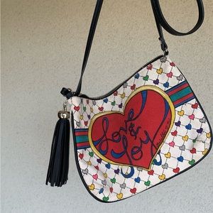 Brighton collectibles Holiday Crossbody Purse - Bow Heart Love & Joy